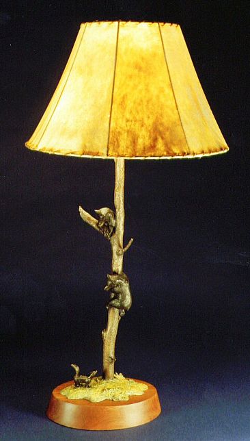 Loaded For Bear Lamp -  by Chris Navarro