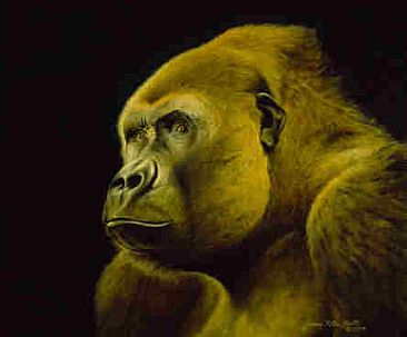 Portrait - Lowland Gorilla by Jeanne Filler Scott