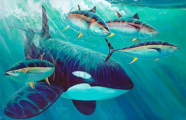 Gibraltar QuickStep - Killer Whale and Tuna by Guy Harvey