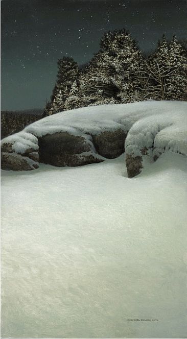 Heart of Winter - Algonquin landscape by Michael Dumas