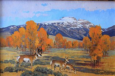 Indian Summer Afternoon - Antelope by Gregory McHuron