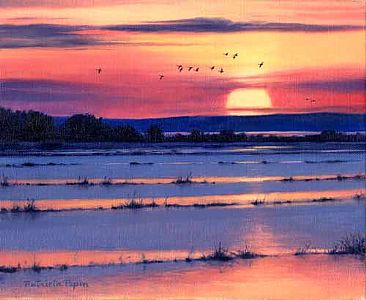 Sunset - Landscape by Patricia Pepin