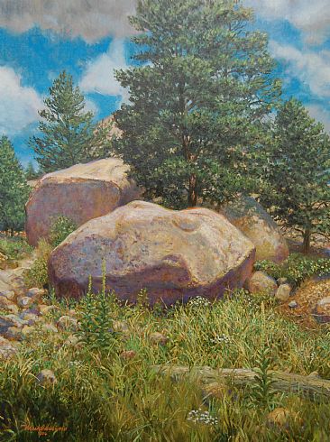 ALONG THE BANKS OF THE SOUTH PLATTE - Landscape by Mark Susinno