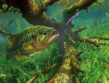 TIGHT TO COVER - Largemouth Bass by Mark Susinno