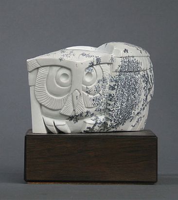 Soapstone #20C - Owl by Clarence Cameron