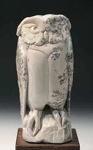 Soapstone #1F - Owl by Clarence Cameron