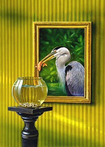 Goldies End - Grey Heron by Harro Maass