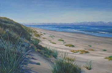 The Edge - dunes by Paula Golightly