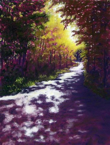 Rustic Road - Landscape by Betsy Popp