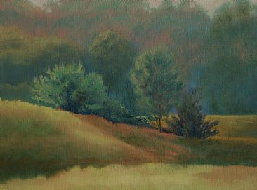 Green Hills - Landscape by Betsy Popp