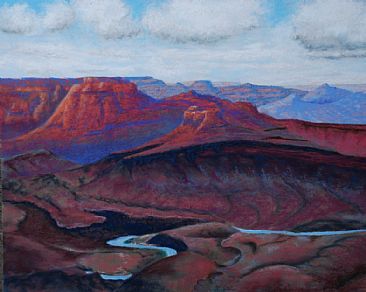 Lippan Point - A Journey of Wonder - Scene from Grand Canyon by Betsy Popp