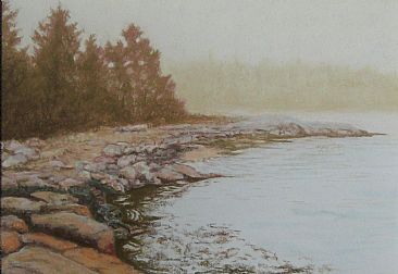 Fogged In - Landscape by Betsy Popp