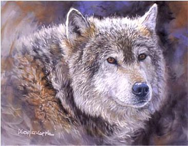 Freedom should be Free - wolf by Deb Gengler-Copple