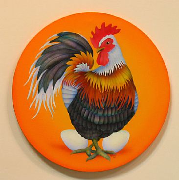The Year of the Rooster - chinese Zodiac by Marcia Perry