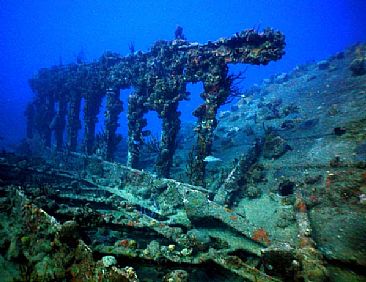 The Wreck of the Rhone - View of the  by Karen Fischbein