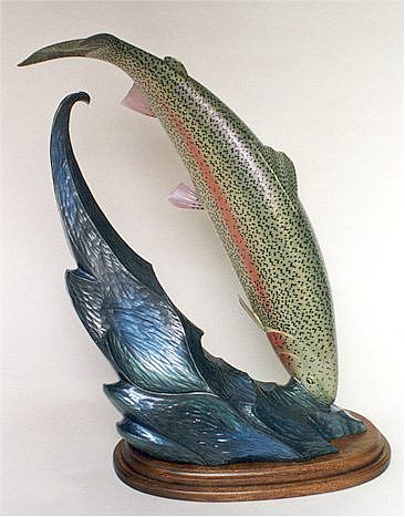 Full Reversal - Fish - Rainbow Trout by Joseph Swaluk