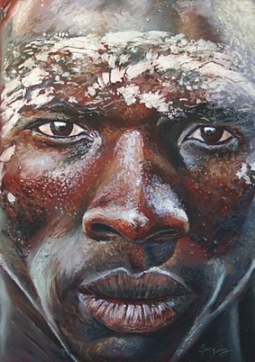 Soul of Africa - Maasai warrior by Gregory Wellman