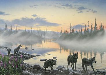 Wolves -  by Hans Kappel