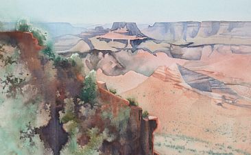 Grand Canyon Afternoon - Grand Canyon by Linda Sutton