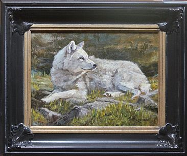 A New Era- Arctic Wolf - Arctic Wolf by Leslie Kirchner
