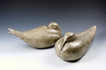 Nesting Pair - Birds by Victoria Parsons