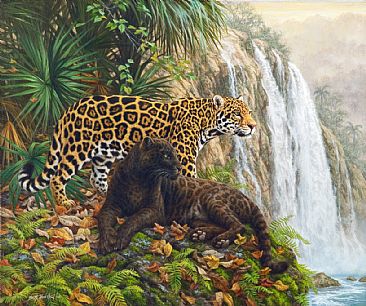 El Dorado - jaguars (sold) by Beth Hoselton