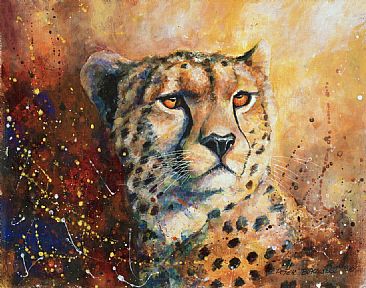 Cheetah 2015 - African Wildlife by Peter Blackwell