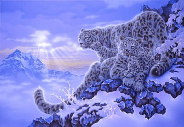 From Parents to Children - Snow Leopards by Kentaro Nishino