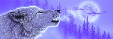 White breath 2 - Wolf by Kentaro Nishino