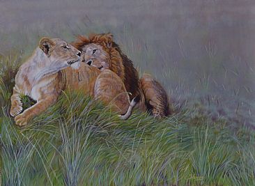 More Sugar, Please Sugar! - Lions Honeymooning in the Masai Mara by Theresa Eichler