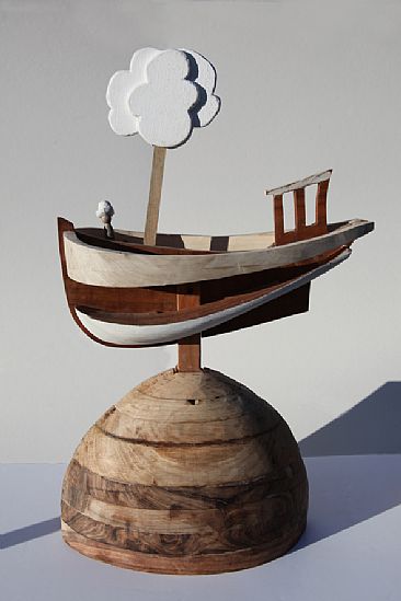 All at Sea - Conceptual automaton with an Ecological message by Martin Hayward-Harris