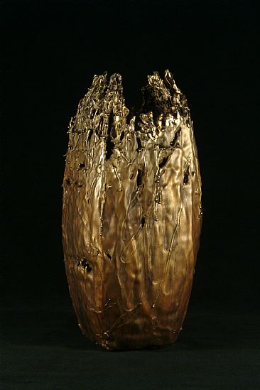 FLOW II - AGE OF BRONZE - EXHIBITED IN ART ON THE GREEN ART SHOW IN COEUR D'ALENE, ID  2006 by Reggie Correll
