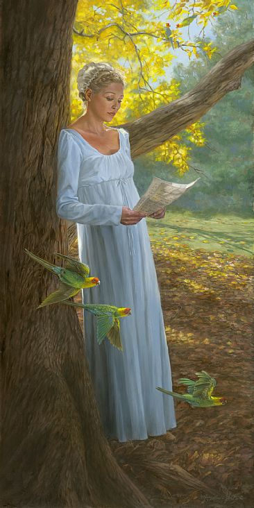 Lucy Audubon-A Letter From John - Lucy Audubon and Carolina parakeets by Mary Louise Holt