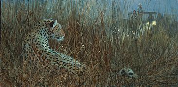 Death in the Dark - leopard by John Seerey-Lester