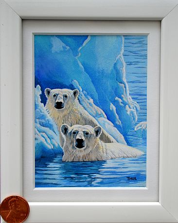 Quality Time Polar Bears - SOLD - - Polar Bears by Tykie Ganz