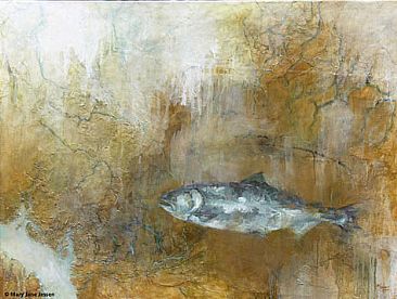 Escapement - Pacific salmon, British Columbia river systems by Mary Jane Jessen