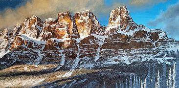 Castle Mountain - Banff national Park - Mountain Landscape by Jason Kamin
