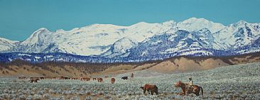 Wyoming Range - Wyoming Range - Western Roundup by Jason Kamin
