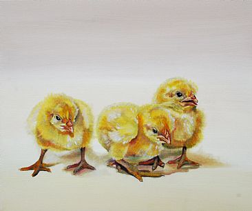 Peeps - Chickens by Carrie Goller