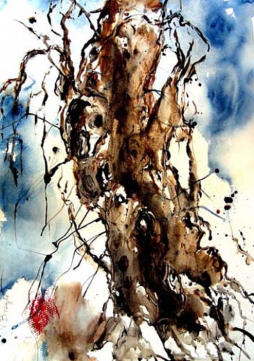 Olive tree - trees by Varda Breger