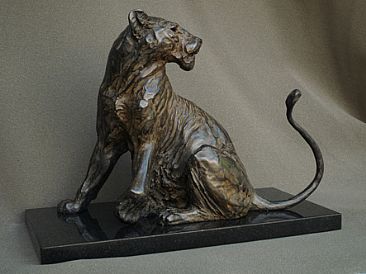 Sitting Lion - Sitting Lion by Robert Glen