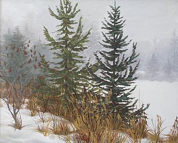 Christmas Trees -  by Olena Lopatina