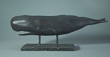 Antique Sperm whale - Contemporary antique Sperm whale by Yves Laurent