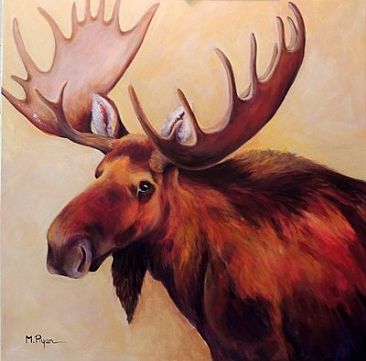 MAJESTIC MOOSE - Moose by Maria Ryan