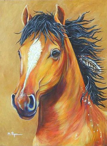 Wildfire - Horse by Maria Ryan