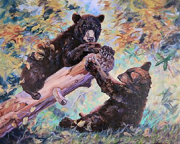 Playmates - Bears by Peggy Watkins