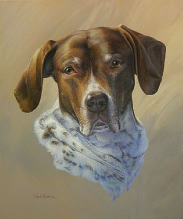 Chance - German Shorthaired Pointer by Linda Rossin