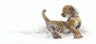 Discovery du Jour - Cheetah Cubs by Linda Rossin