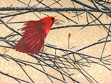 Stretch - Cardinal by Andrea Rich