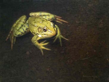 Chartreuse - Frog by Patricia Pepin